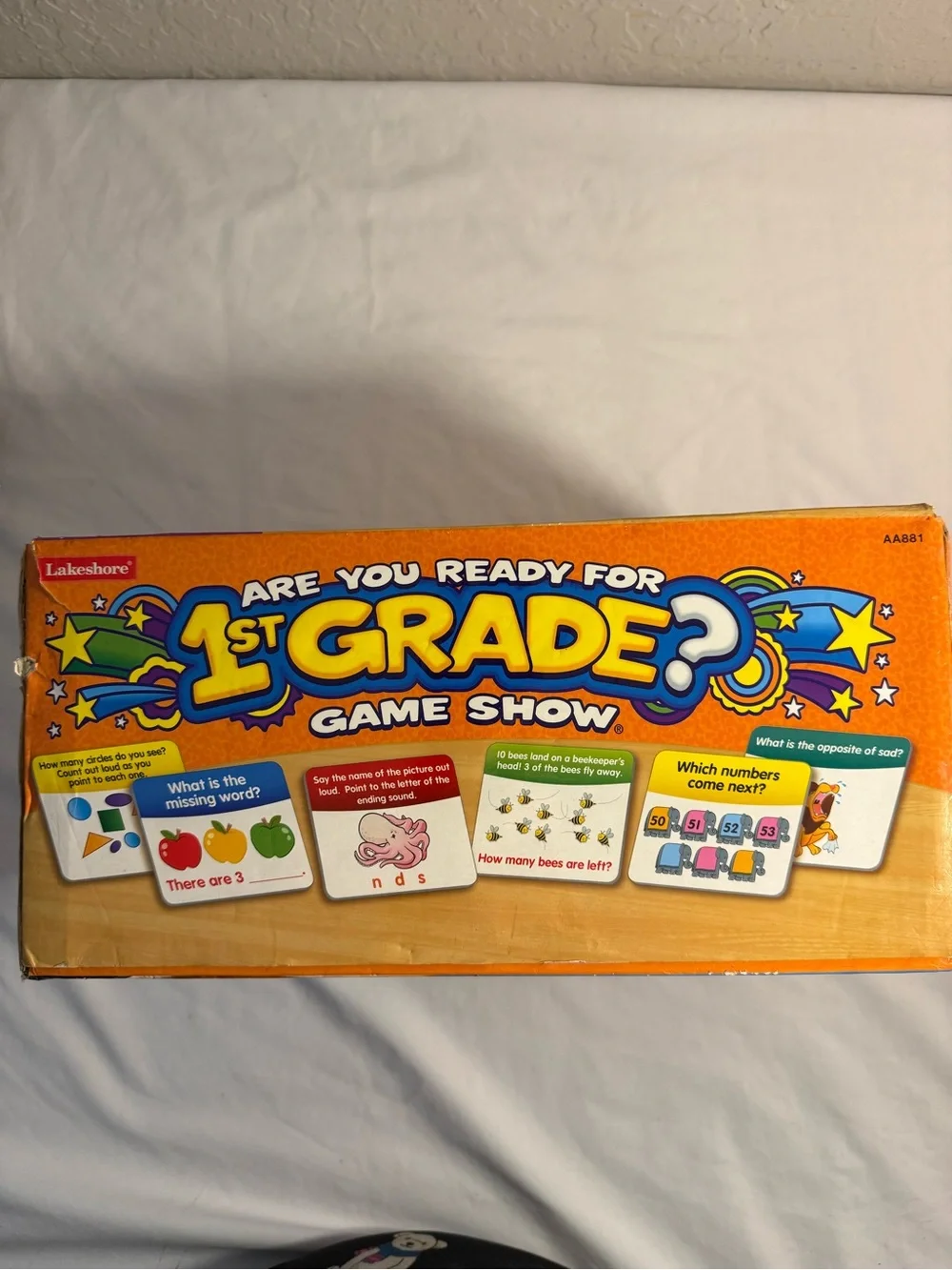 Lakeshore Are You Ready for 1st Grade? Game Show - Orange Educational Toy